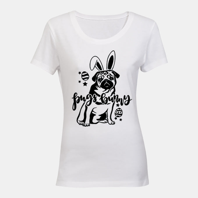 Pugs Bunny - Easter - Ladies - T-Shirt - BuyAbility South Africa