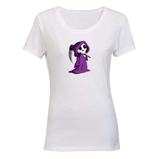 Purple Grimm - Halloween - Ladies - T-Shirt - BuyAbility South Africa