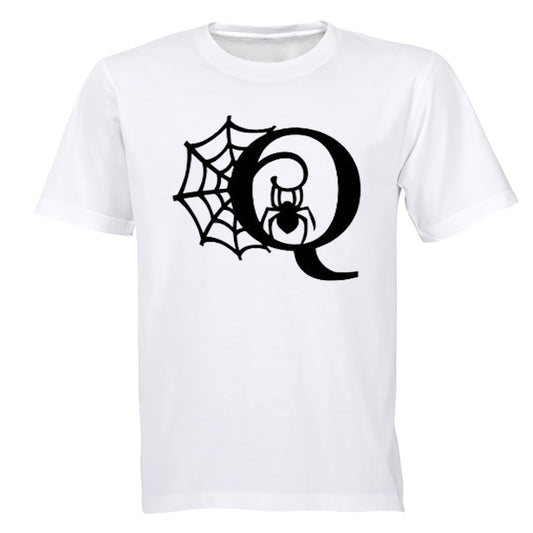 Q - Halloween Spiderweb - Kids T-Shirt - BuyAbility South Africa