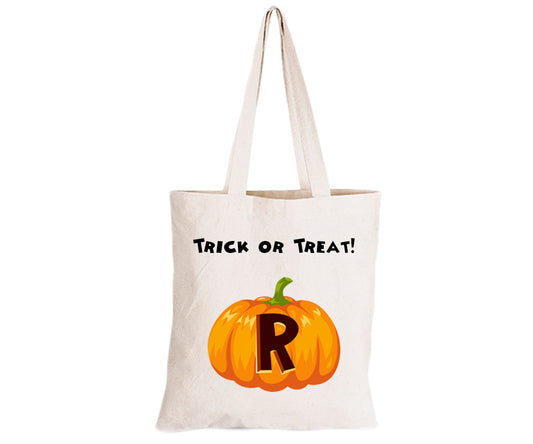 R - Halloween Pumpkin - Eco-Cotton Trick or Treat Bag - BuyAbility South Africa