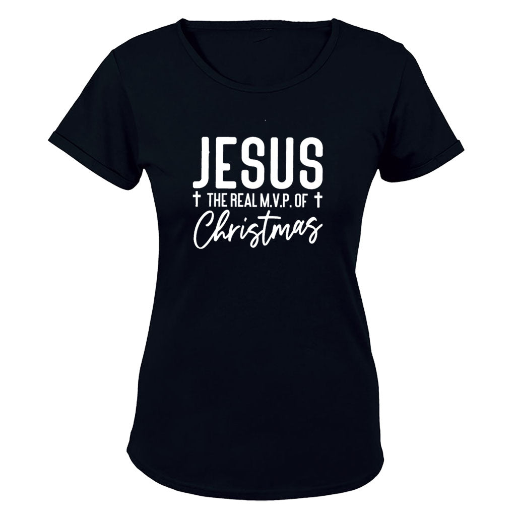 Real MVP of Christmas - Ladies - T-Shirt - BuyAbility South Africa