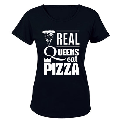 Real Queens Eat Pizza - Ladies - T-Shirt - BuyAbility South Africa