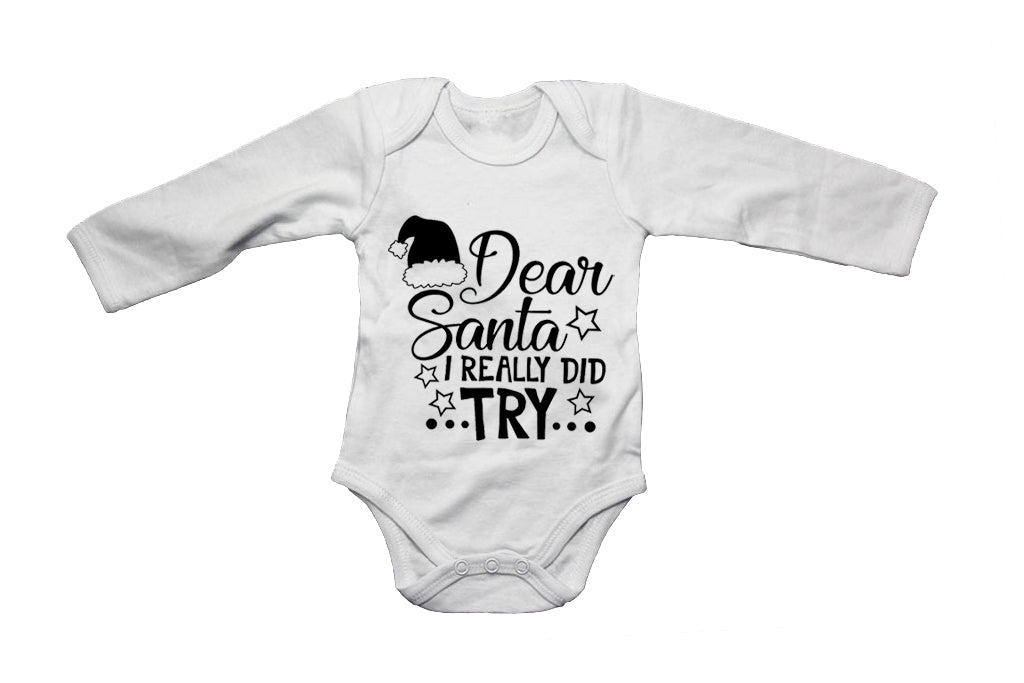 Really Did Try - Christmas - Baby Grow - BuyAbility South Africa