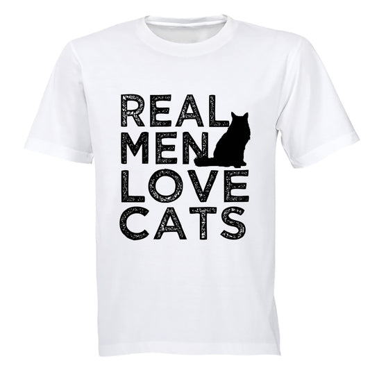 Real Men Love Cats - Adults - T-Shirt - BuyAbility South Africa