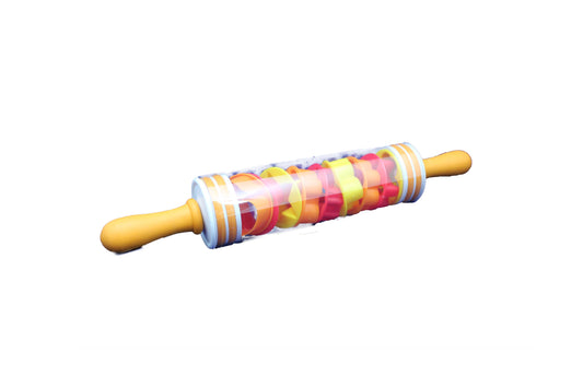 Roll and Store Pin – Rolling Pin with Cookie Cutters - BuyAbility South Africa