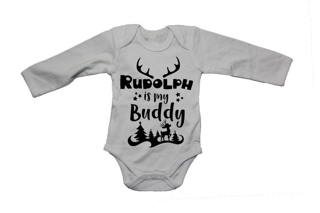 Rudolph is my Buddy - Christmas - Baby Grow - BuyAbility South Africa