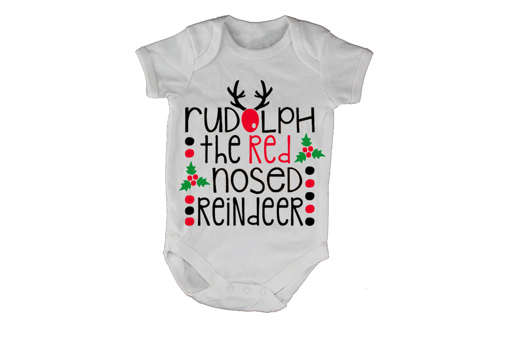 Rudolph the Red Nosed Reindeer - Christmas - Baby Grow - BuyAbility South Africa