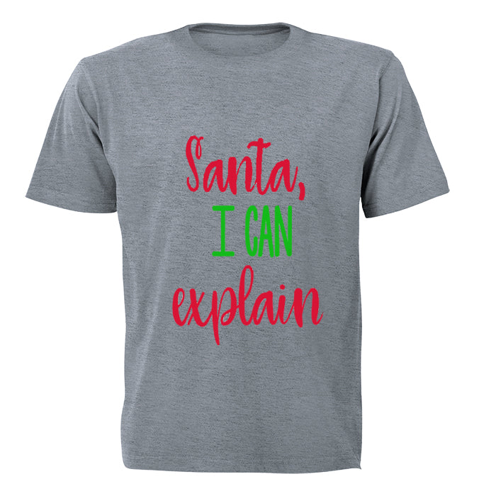 Santa, I can Explain! - Kids T-Shirt - BuyAbility South Africa