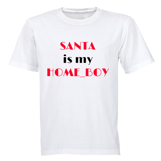Santa is my Home_Boy - Kids T-Shirt - BuyAbility South Africa