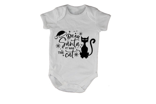 Santa, It Was The Cat - Christmas - Baby Grow - BuyAbility South Africa