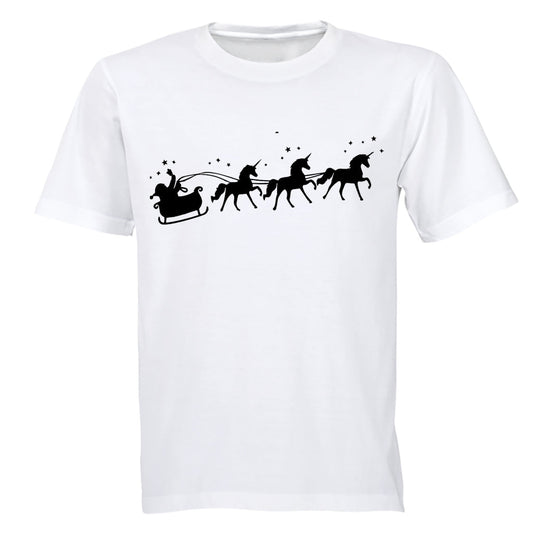 Santa s Unicorn Reindeers - Christmas - Kids T-Shirt - BuyAbility South Africa