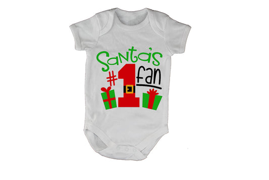 Santa's #1 Fan - Christmas - Baby Grow - BuyAbility South Africa