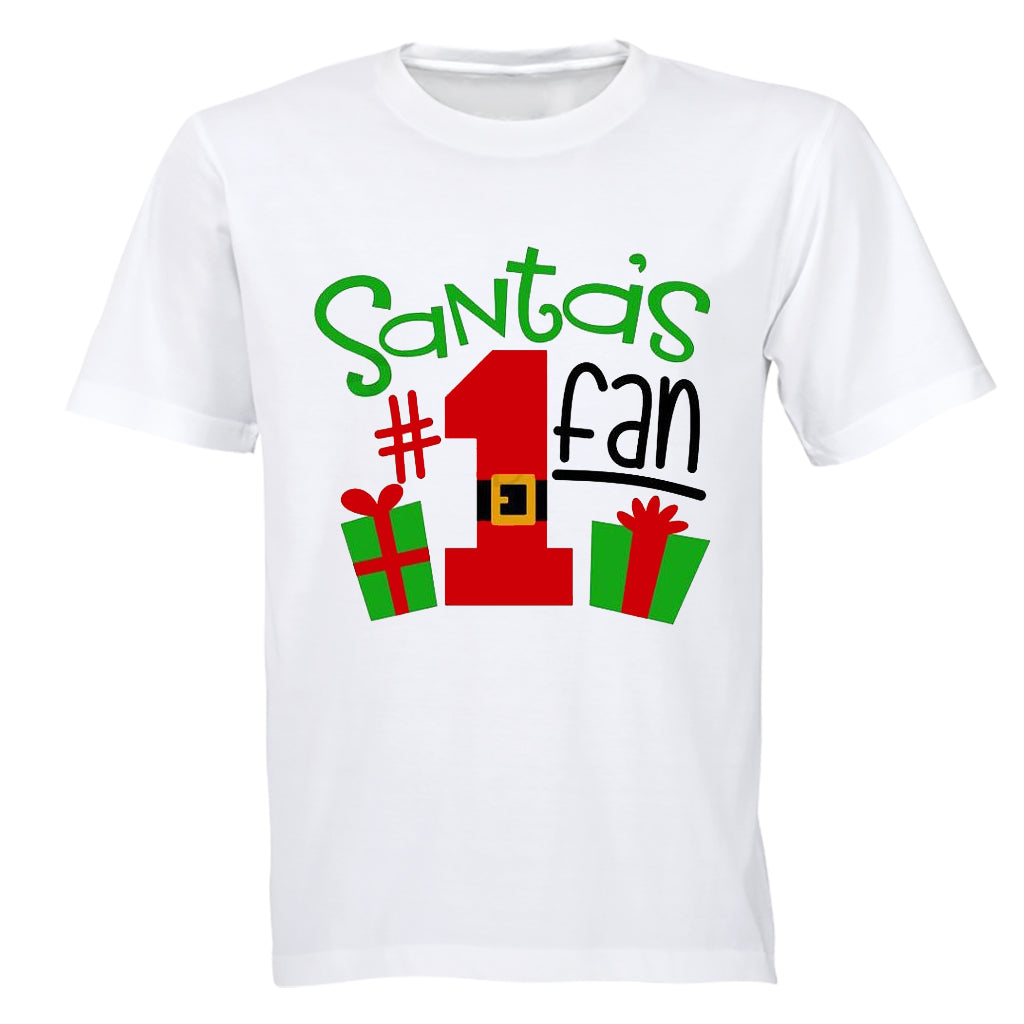Santa's #1 Fan - Christmas - Kids T-Shirt - BuyAbility South Africa