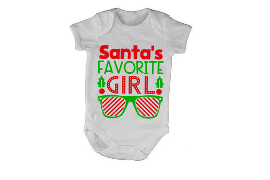 Santas Favorite Girl - Christmas - Baby Grow - BuyAbility South Africa