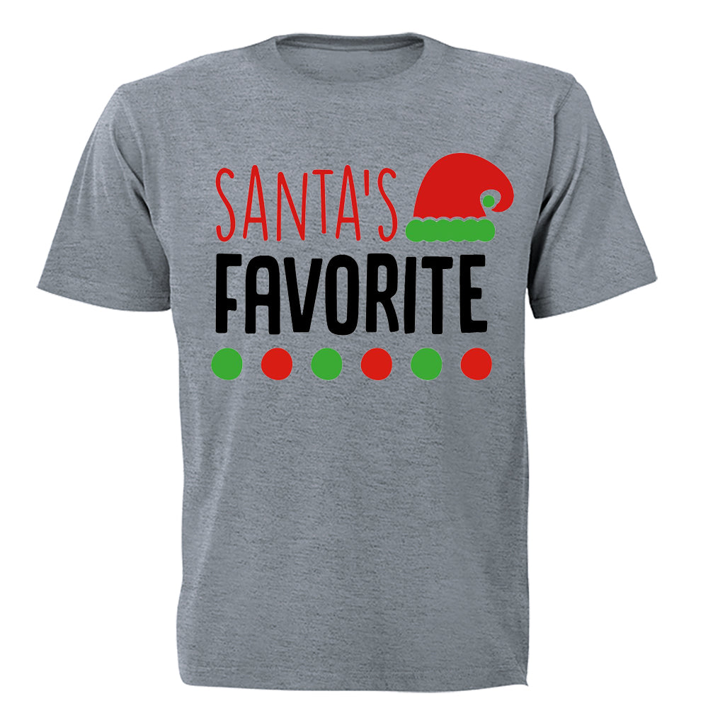 Santa's Favorite - Christmas - Kids T-Shirt - BuyAbility South Africa