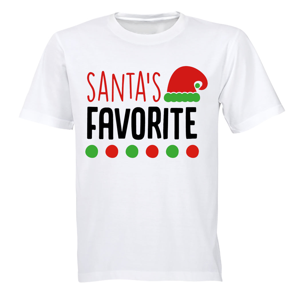 Santa's Favorite - Christmas - Kids T-Shirt - BuyAbility South Africa