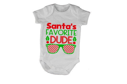 Santa's Favorite Dude - Christmas - Baby Grow - BuyAbility South Africa