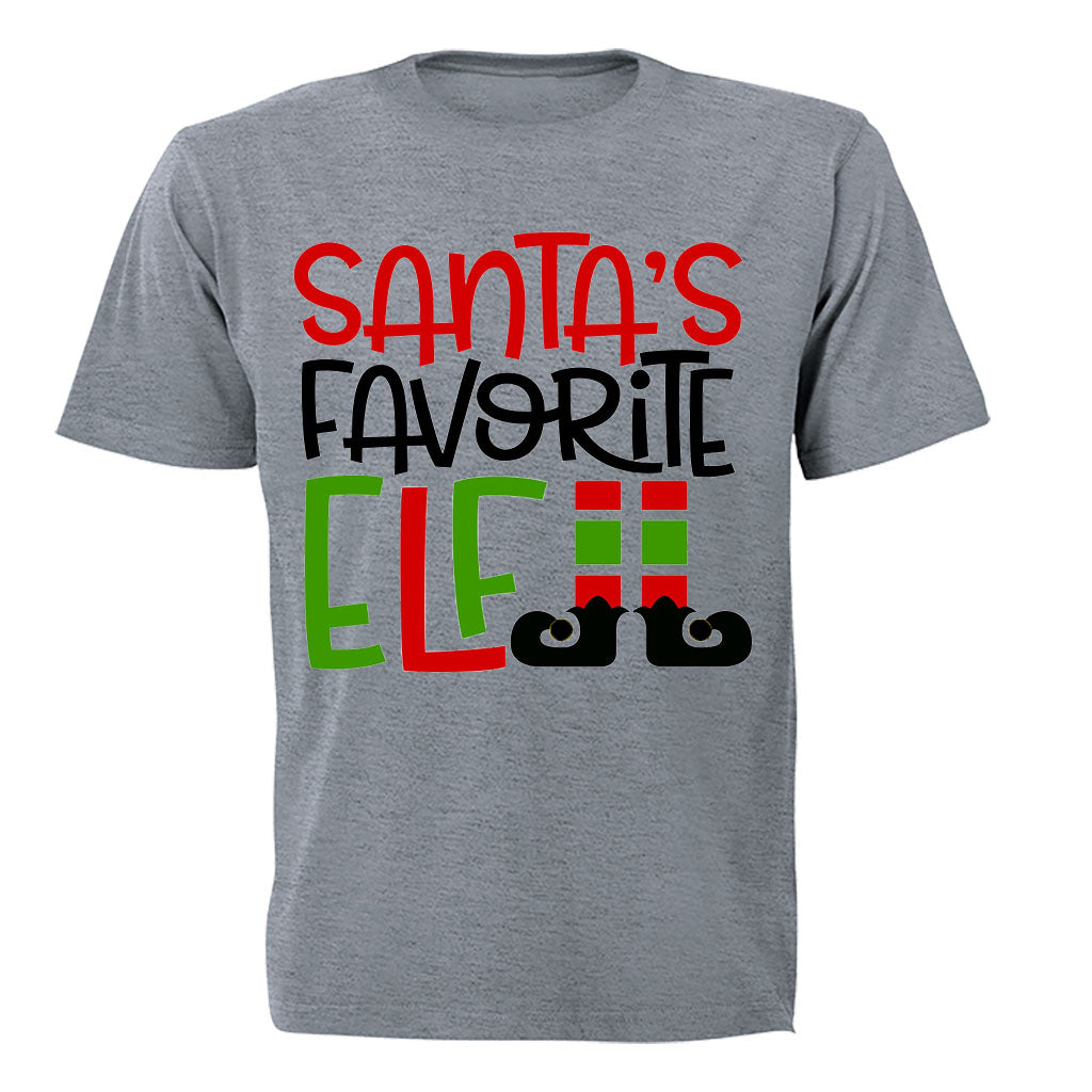 Santa's Favorite Elf - Christmas - Kids T-Shirt - BuyAbility South Africa
