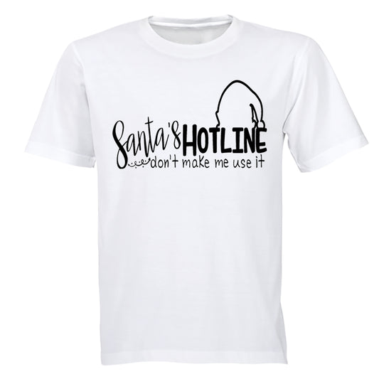 Santa's Hotline - Christmas - Adults - T-Shirt - BuyAbility South Africa