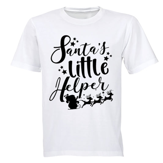 Santa's Little Helper - Stars - Christmas - Kids T-Shirt - BuyAbility South Africa