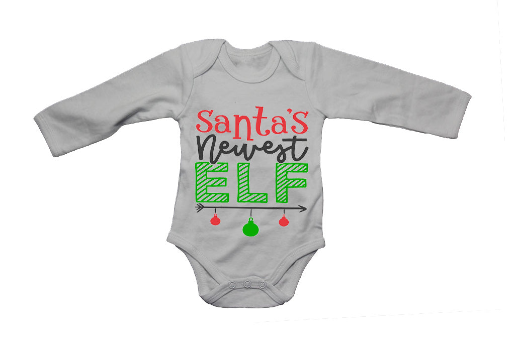 Santa's Newest Elf - Christmas - Baby Grow - BuyAbility South Africa