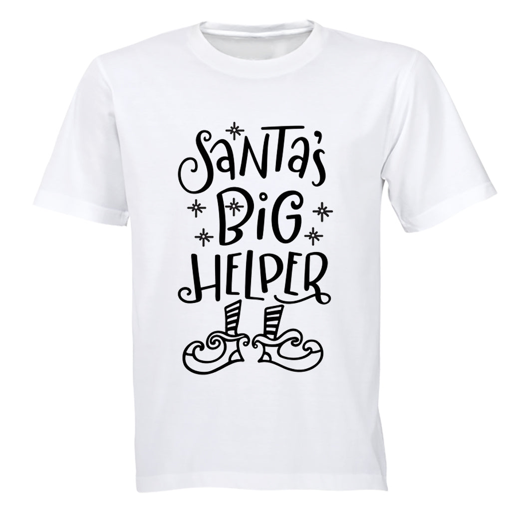 Santa s Big Helper - Christmas - Kids T-Shirt - BuyAbility South Africa