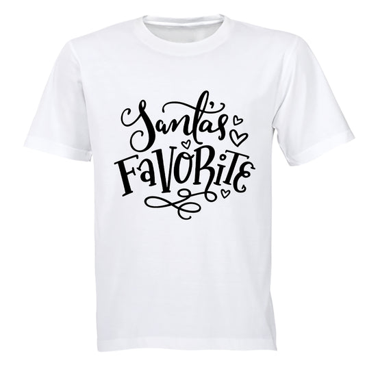 Santa's Favorite - Christmas Hearts - Kids T-Shirt - BuyAbility South Africa