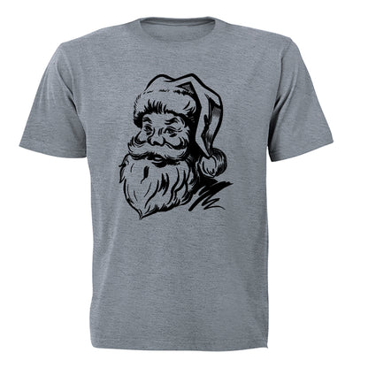 Santa Sketch - Christmas - Kids T-Shirt - BuyAbility South Africa