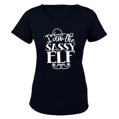 Sassy Elf - Christmas - Ladies - T-Shirt - BuyAbility South Africa