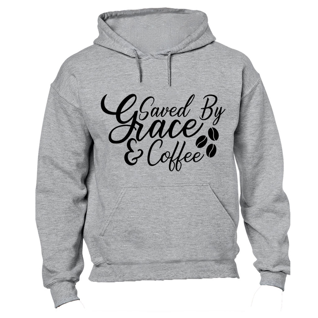 Saved by Grace & Coffee - Hoodie - BuyAbility South Africa