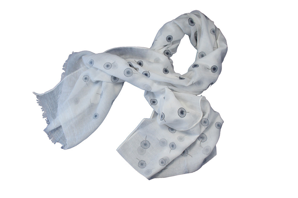 Scarf Print - Dandylion white - BuyAbility South Africa