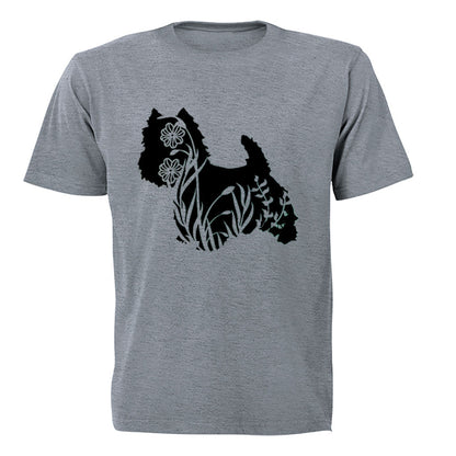 Scottish Terrier Silhouette - Adults - T-Shirt - BuyAbility South Africa