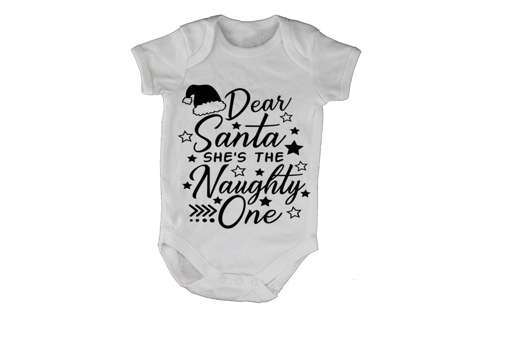 Dear Santa, She's the Naughty One - Christmas - Baby Grow - BuyAbility South Africa