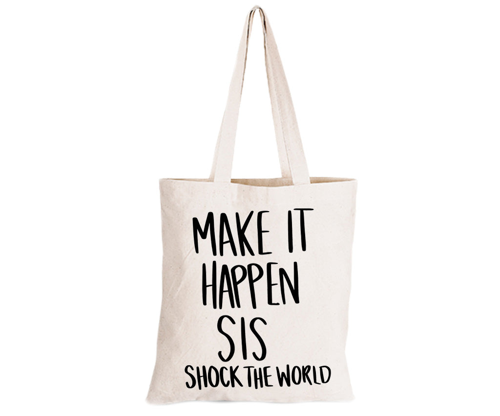 Shock The World - Eco-Cotton Natural Fibre Bag - BuyAbility South Africa