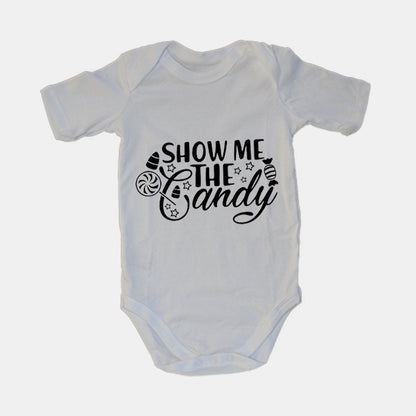 Show Me The Candy - Halloween - Baby Grow