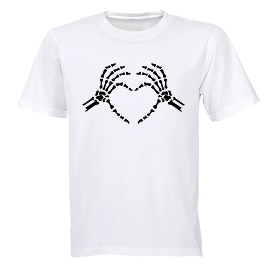 Skeleton Hand Heart - Adults - T-Shirt - BuyAbility South Africa