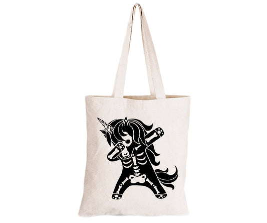Skeleton Unicorn - Halloween - Eco-Cotton Trick or Treat Bag - BuyAbility South Africa