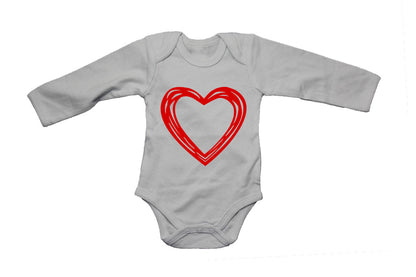 Sketch Heart - Valentine - Baby Grow - BuyAbility South Africa