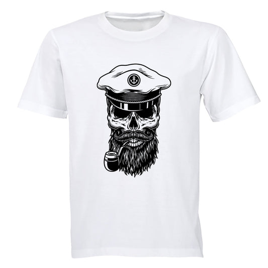Skull Captain - Halloween - Adults - T-Shirt - BuyAbility South Africa