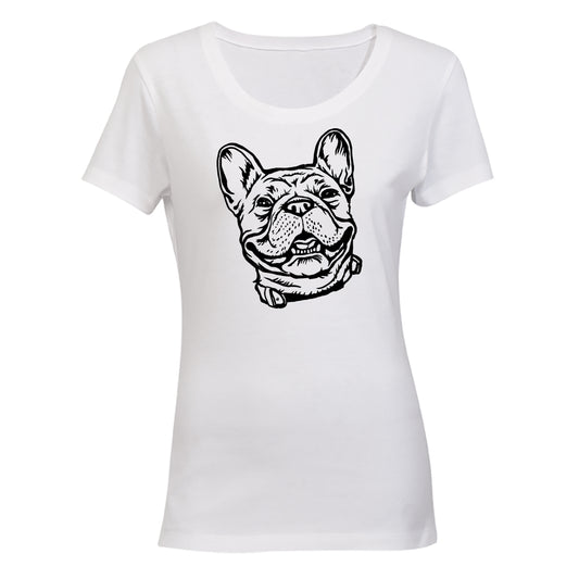 Smiling French Bulldog - Ladies - T-Shirt - BuyAbility South Africa