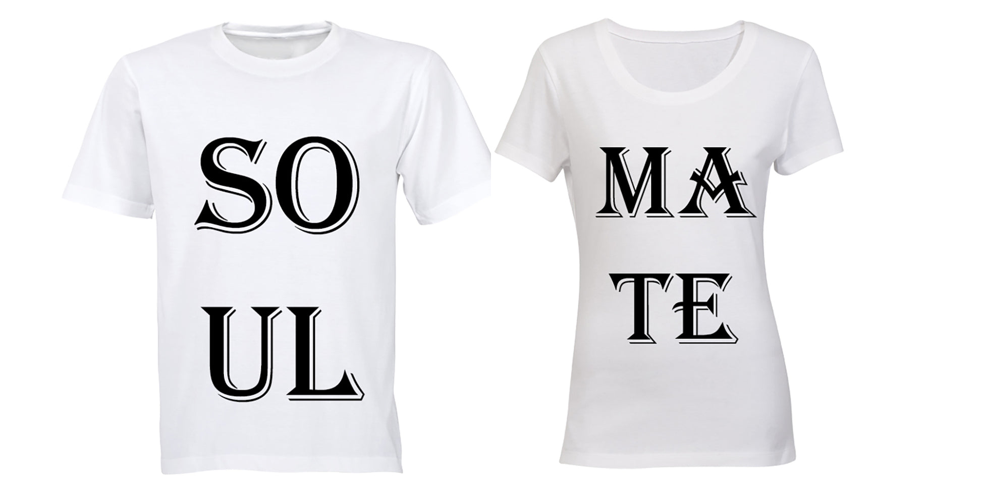 Soul Mate - Couples Tees - BuyAbility South Africa