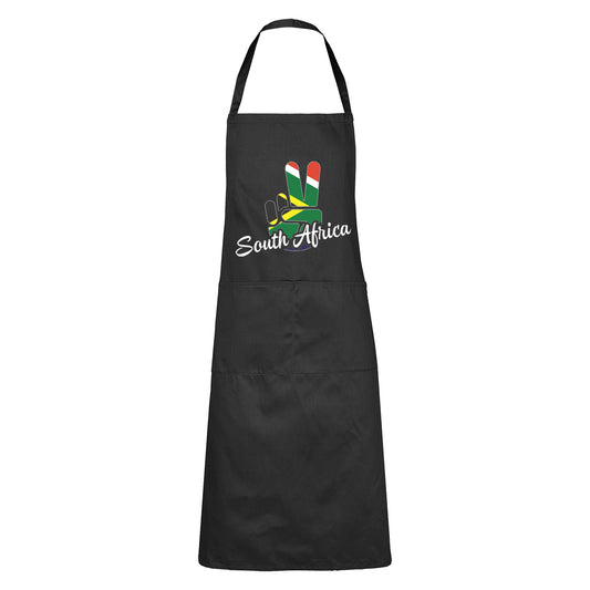 South Africa - Peace Sign - Apron