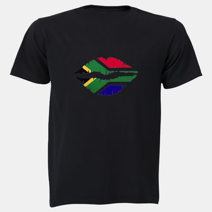South Africa - Lips - Adults - T-Shirt - BuyAbility South Africa