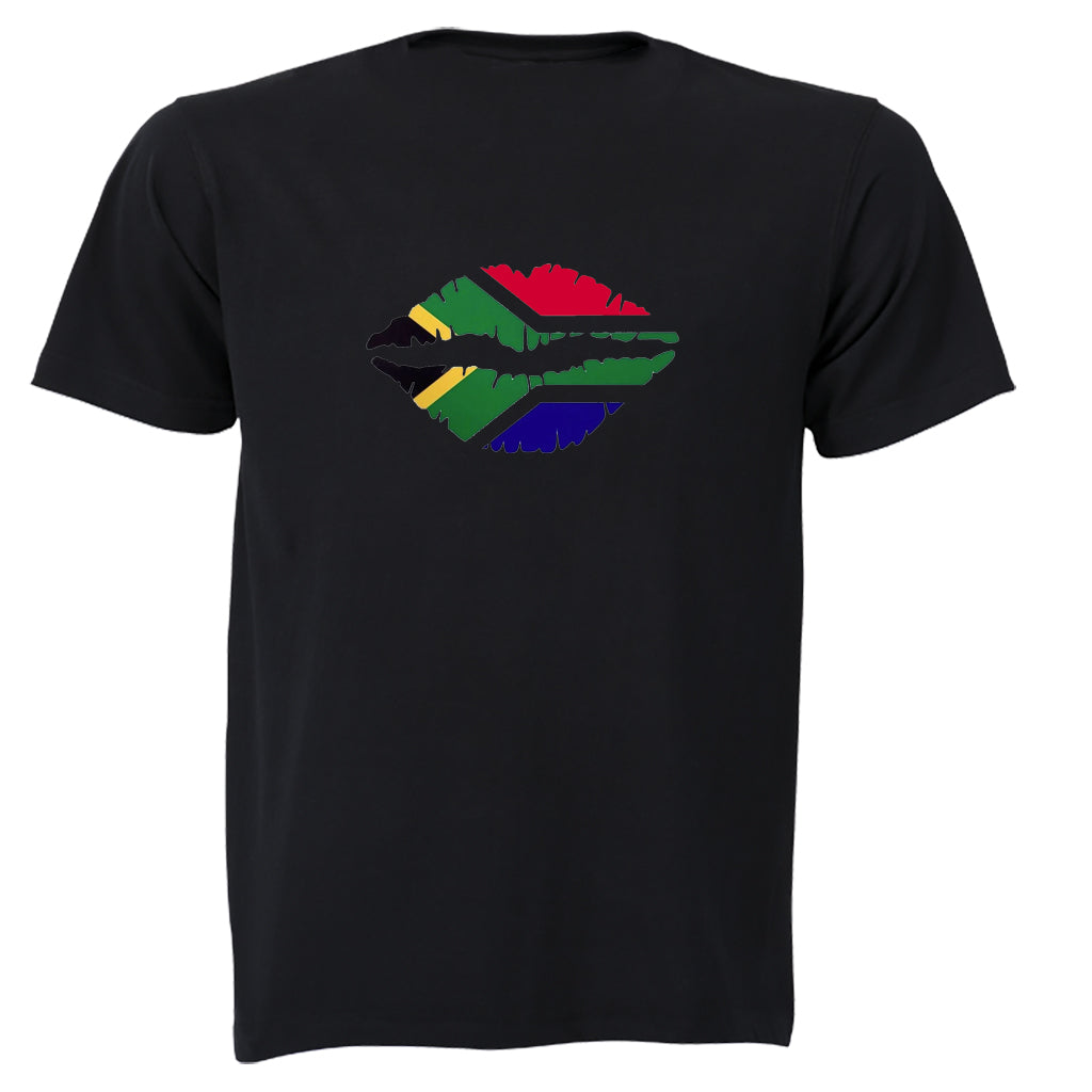 South Africa - Lips - Adults - T-Shirt - BuyAbility South Africa