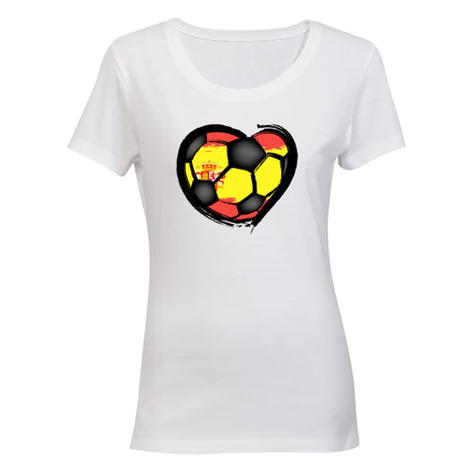 Spain - Soccer Inspired - Ladies - T-Shirt - BuyAbility South Africa
