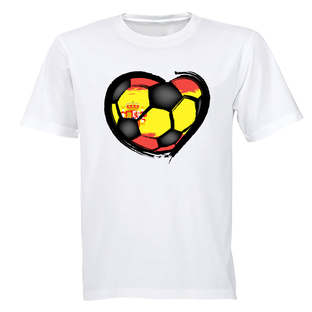 Spain - Soccer Inspired - Adults - T-Shirt - BuyAbility South Africa