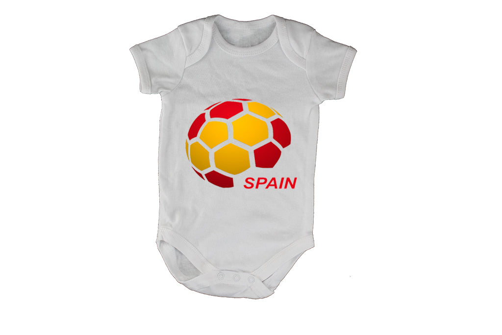Spain - Soccer Ball - Baby Grow - BuyAbility South Africa