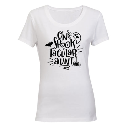 Spook-tacular Aunt - Halloween - Ladies - T-Shirt - BuyAbility South Africa