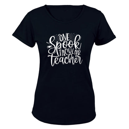 Spook-tacular Teacher - Halloween - Ladies - T-Shirt - BuyAbility South Africa