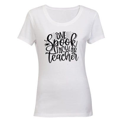 Spook-tacular Teacher - Halloween - Ladies - T-Shirt - BuyAbility South Africa